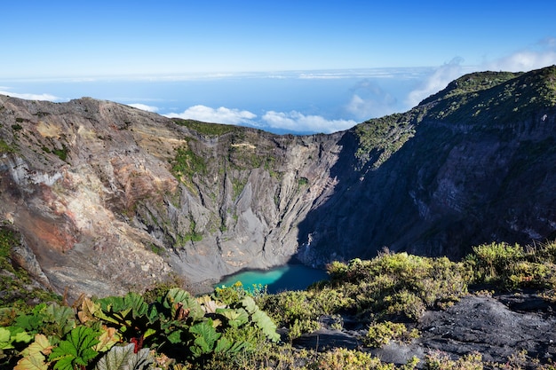 Wanderung zum Irazu-Vulkan in Mittelamerika. Costa Rica