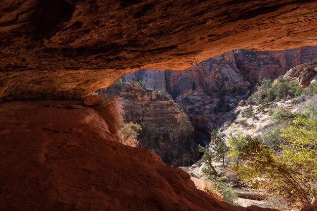 Wanderweg im Canyon an einem sonnigen Tag