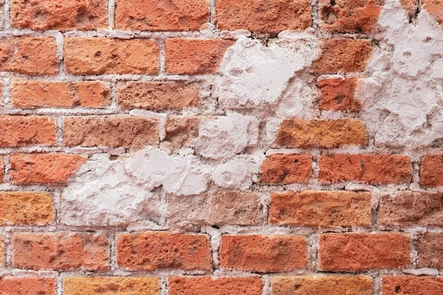 Wandhintergrund brauner Hintergrund abstrakt orange Mörtel Textur alte Mauer