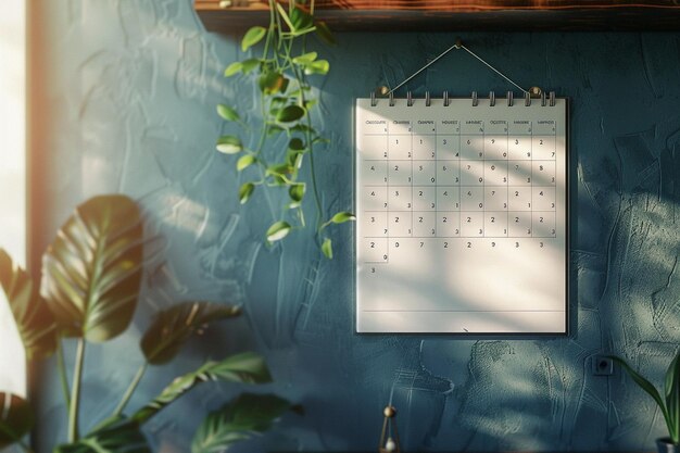 Wandkalender mit täglichen Affirmationen und Positionen