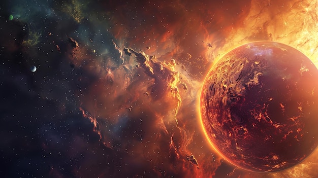 Wandpapier für Exoplaneten