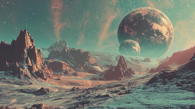Wandpapier für Exoplaneten