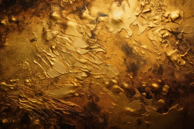 Warme und einladende goldene Metallstruktur