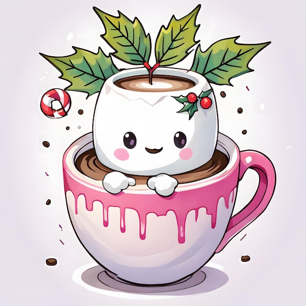 Foto warmer weihnachtskaffee clipart