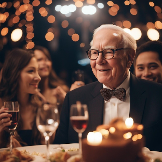 Warren Buffett celebrando el Día de Acción de Gracias