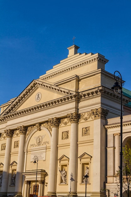 Warschau Polen St. Anne neoklassizistische Kirche im Altstadtviertel UNESCO-Weltkulturerbe