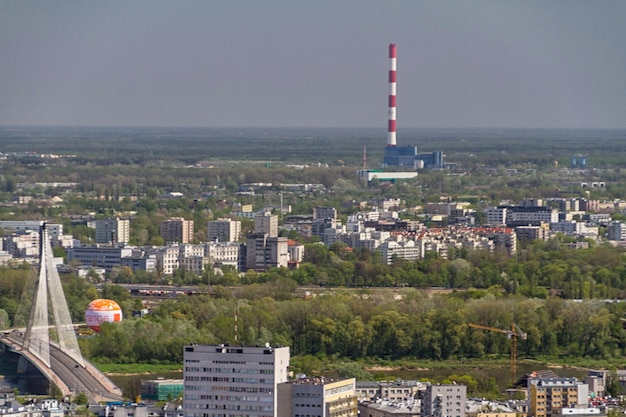 Warschauer Skyline mit Warschauer Türmen