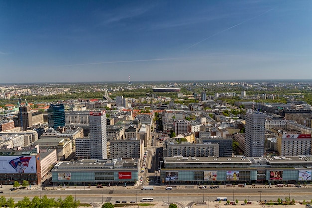 Warschauer Skyline mit Warschauer Türmen