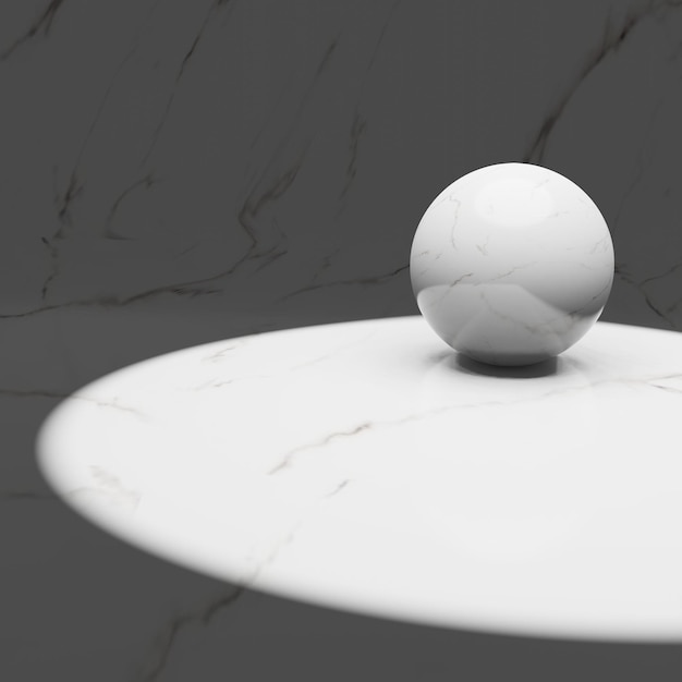 Warten auf Marmor 3D-Modelle Texturen und Lichter
