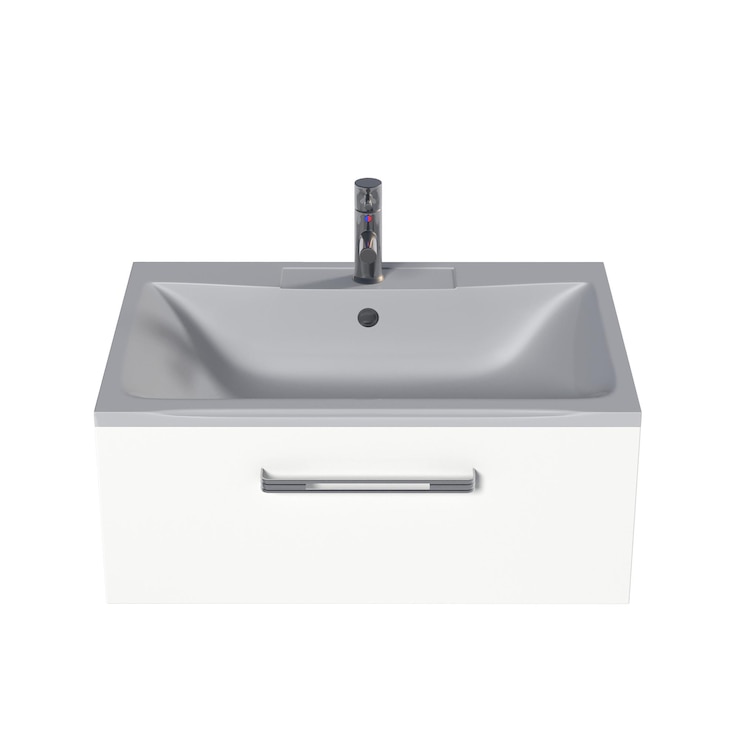 Foto waschbecken isoliert auf weißem hintergrund, waschbecken, 3d-illustration, cg-rendering