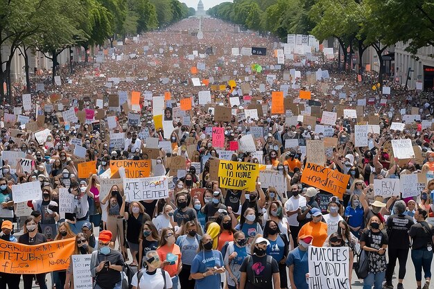 Foto washington d.c. estados unidos 11 de junio de 2022 marcha por nuestras vidas