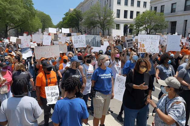 Foto washington d.c. estados unidos 11 de junio de 2022 marcha por nuestras vidas