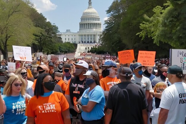 Washington D.C. USA 11. Juni 2022 Marsch für unser Leben