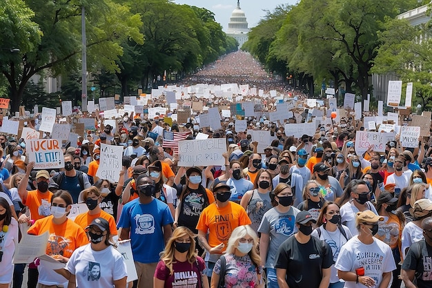 Foto washington, dc, estados unidos, 11 de junho de 2022 marcha por nossas vidas
