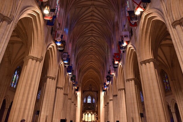 Foto washington dc, eua - maio 17 2018 - igreja histórica da cúpula da catedral de washington