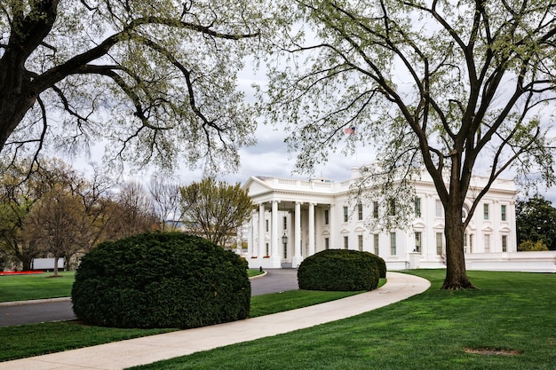 Foto washington dc, usa - 31. märz 2016: das weiße haus washington dc, vereinigte staaten