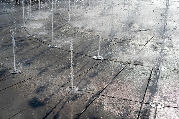 Wasser aus einem Brunnen in der City of London