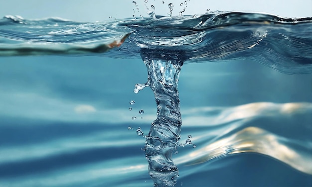 Wasser ist eine durchsichtige Flüssigkeit, die in Wasserkörpern und lebenden Organismen der Erde vorkommt
