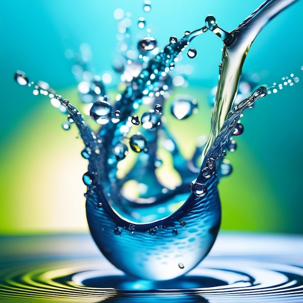 Wasser-Splash Bild HD