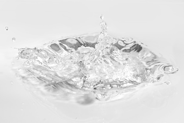 Wasser-Spritz-Close-up