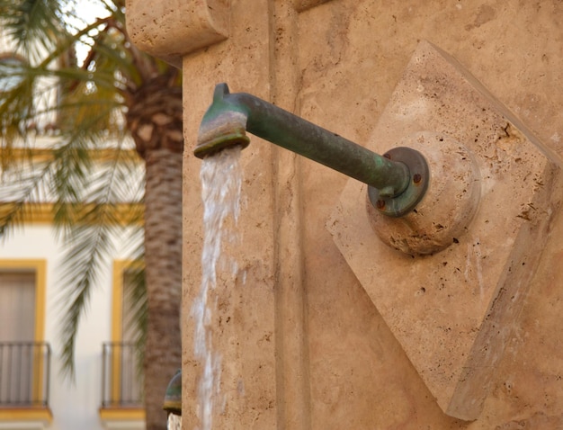 Wasserablauf durch ein Rohr