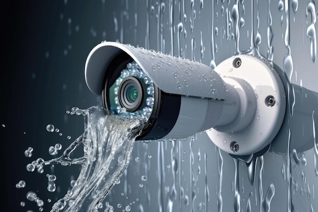 Wasserdichte IP-CC-Kamera mit Haussicherheitssystem