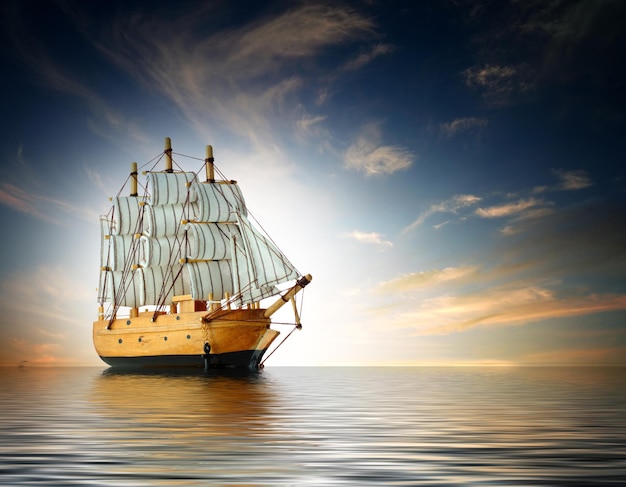 Wasserfahrzeug Himmel Wolken Schiff Ozean Boot Landschaft Wasser