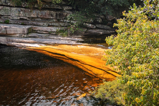 Wasserfall am Fluss Mucugezinho Lencois Bahia Brasilien