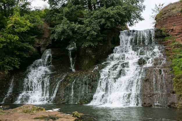 Wasserfall Chervonograd in Ternopil-Region, Ukraine