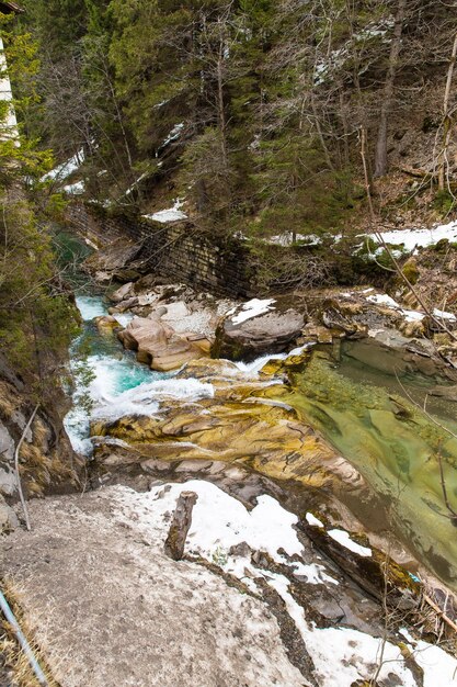 Foto wasserfall im skigebiet bad gastein österreich land salzburg