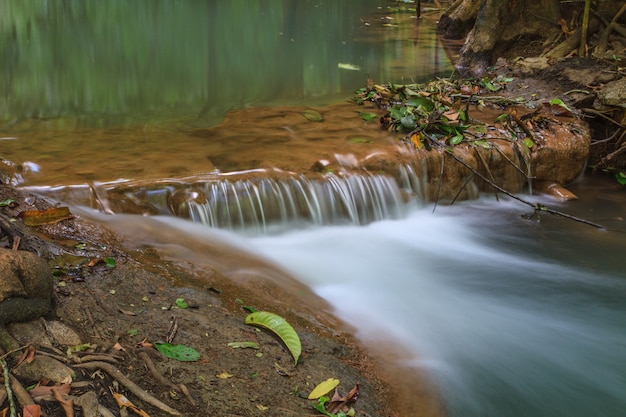 Wasserfall im tropischen Wald