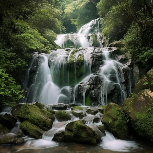 Wasserfall in der Natur