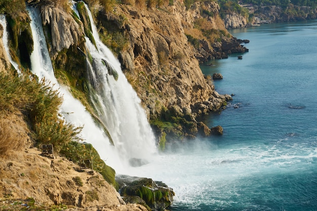 Wasserfall in der Natur