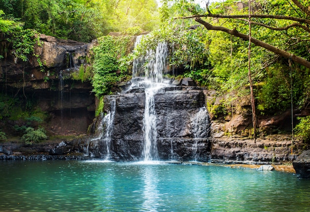 Foto wasserfall in koh kood.