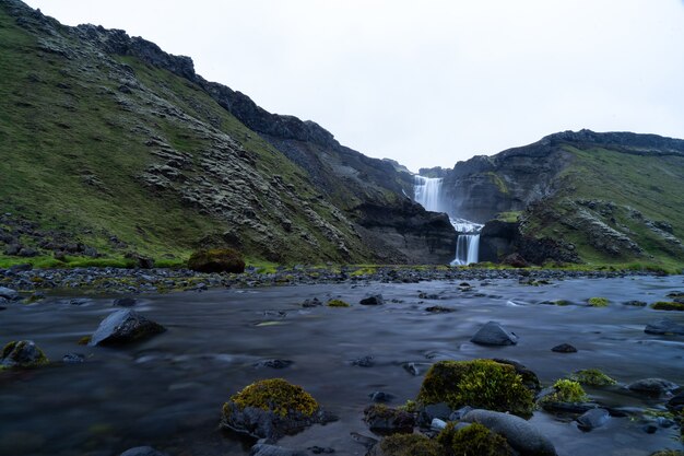 Wasserfall in Mittelisland