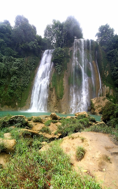 Wasserfall Ujung Genteng, Westjava, Indonesien