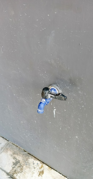 Wasserhahn aus Nahaufnahme aufgenommen