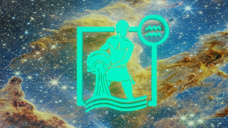 Foto wassermann sternzeichen horoskop weltraumflug durch das sternbild
