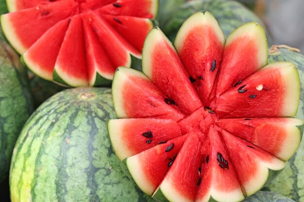 Wassermelone am Straßenessen