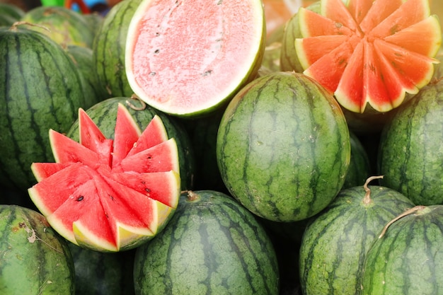 Wassermelone am Straßenessen