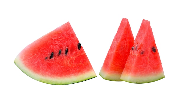 Wassermelone auf Weiß