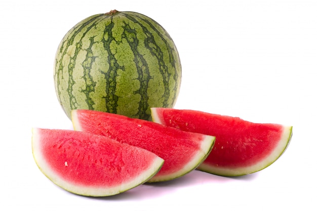 Wassermelone auf weiß