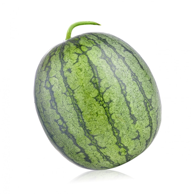 Wassermelone auf weißem Hintergrund