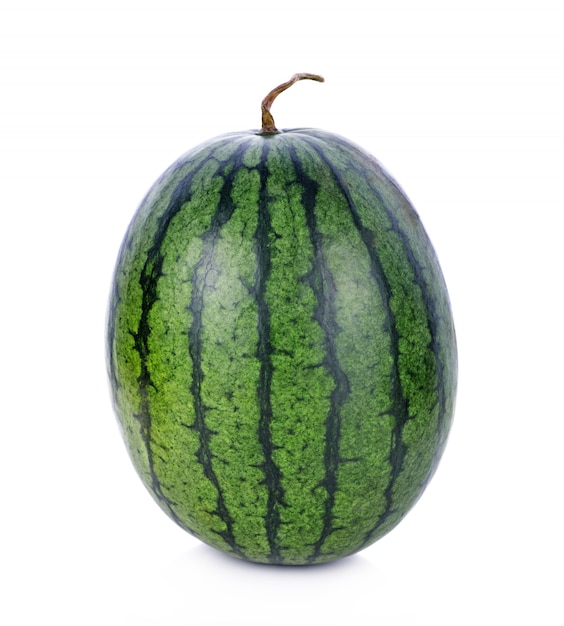 Wassermelone auf weißem Hintergrund