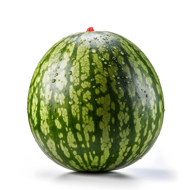 Wassermelone auf weißem Hintergrund