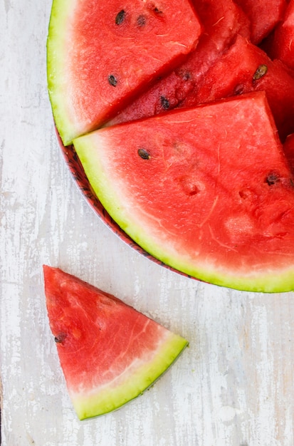 Wassermelone. Essen. Selektiver Fokus