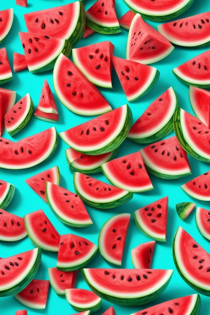 Foto wassermelone im sommer-hintergrund