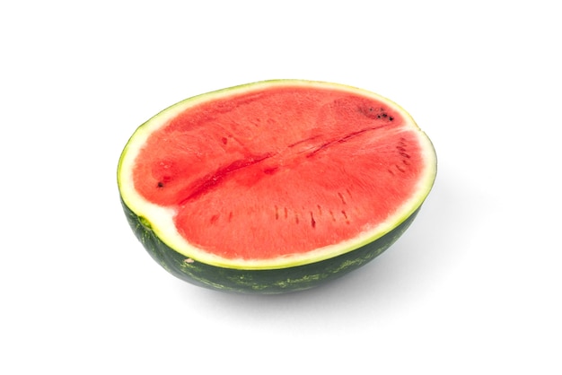 Wassermelone isoliert auf weiß.