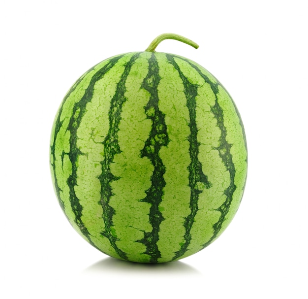 Wassermelone isoliert auf weiß