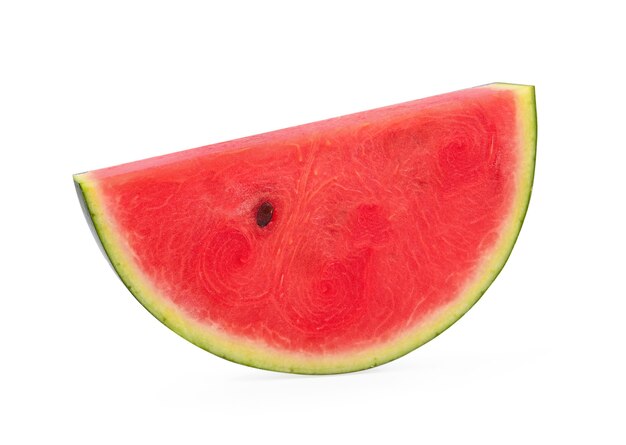 Wassermelone isoliert auf weißem Hintergrund